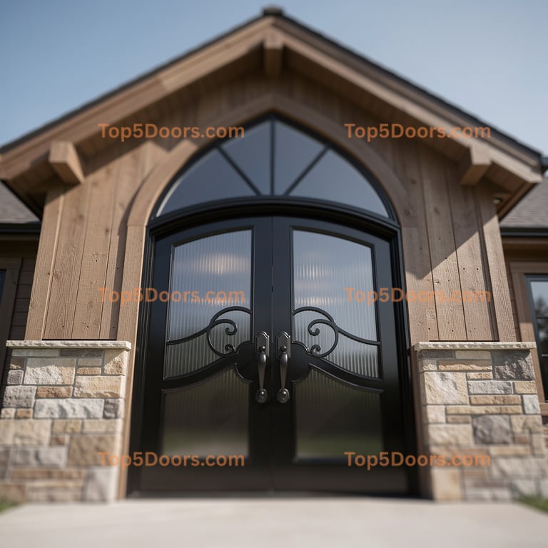 Iowa double mountain lodge Door