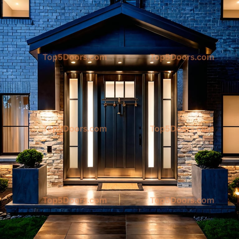 Iowa entry door korean modern Door