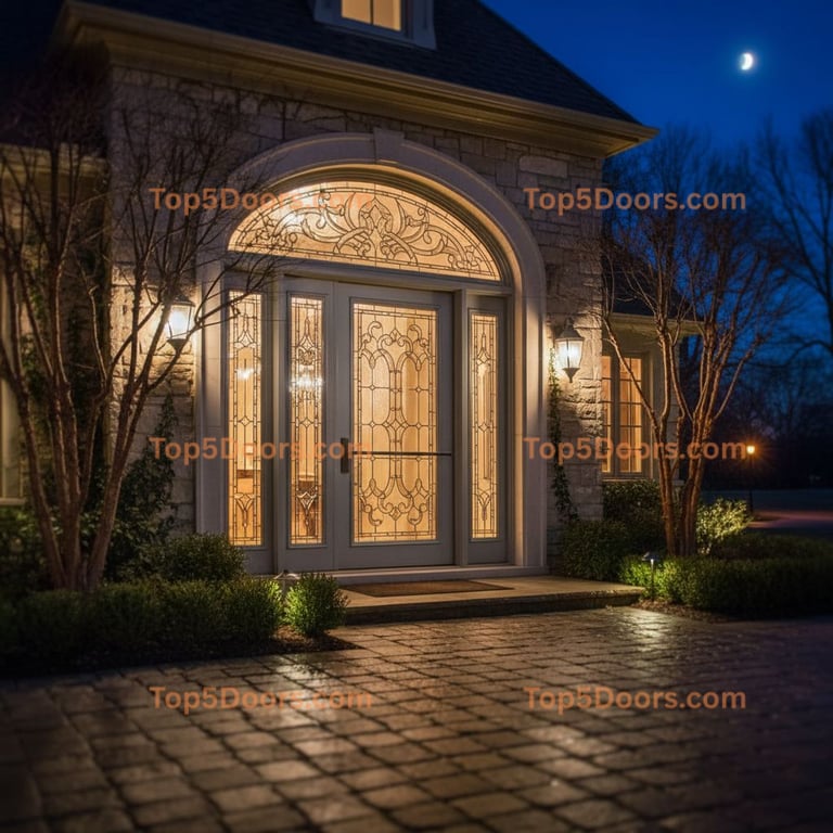 Iowa exterior door french provincial Door