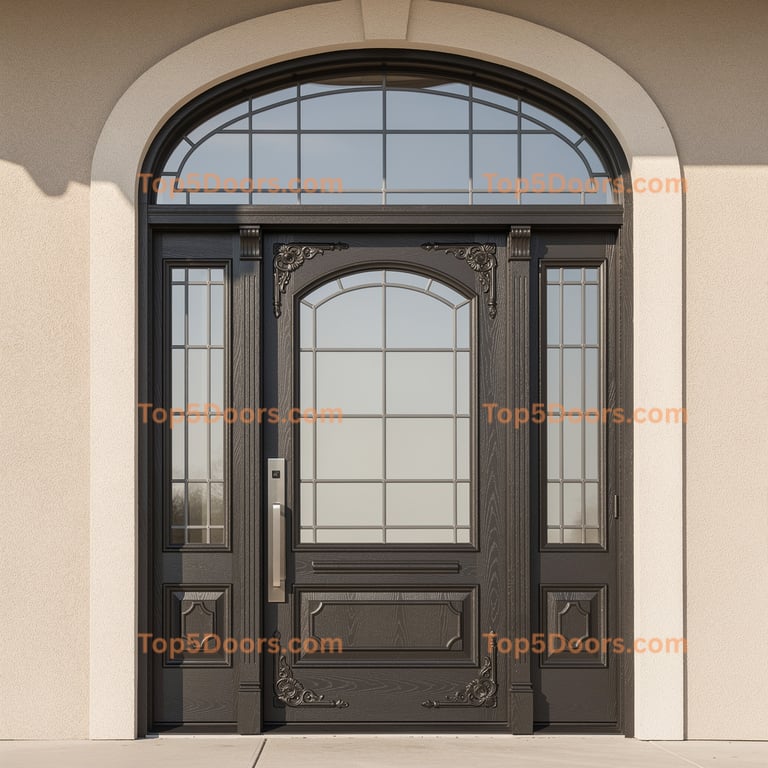 Iowa front entry door mediterranean Door