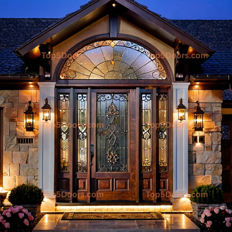 Iowa front entry door craftsman Door