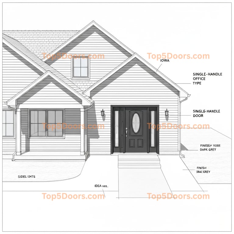 Iowa office door industrial Door