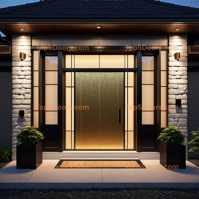 Iowa pivot japanese zen Door