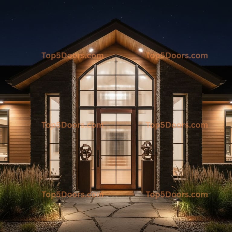 Iowa pivot korean modern Door