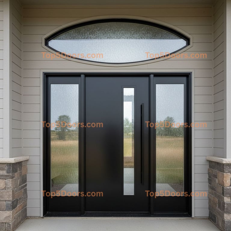 Iowa pivot mid-century modern Door