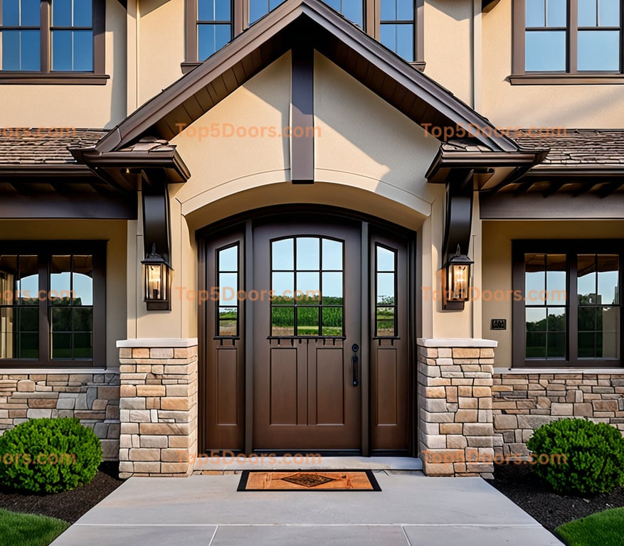 Iowa single craftsman Door