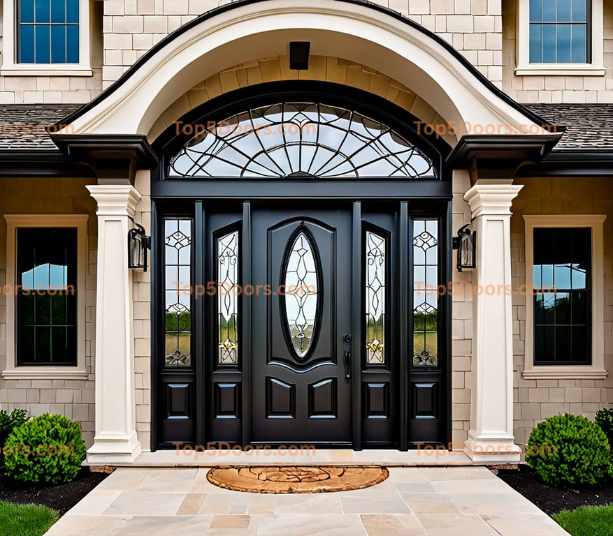 Iowa solid panel french provincial Door