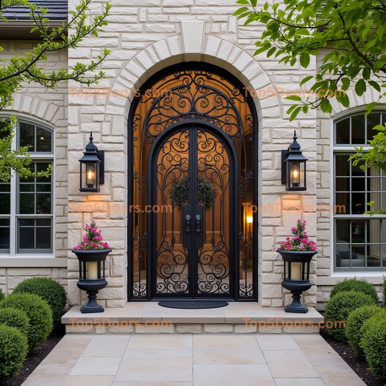 Iowa wine cellar door korean modern Door