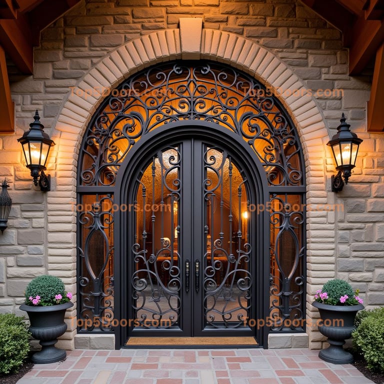 Iowa wine cellar door mountain lodge Door