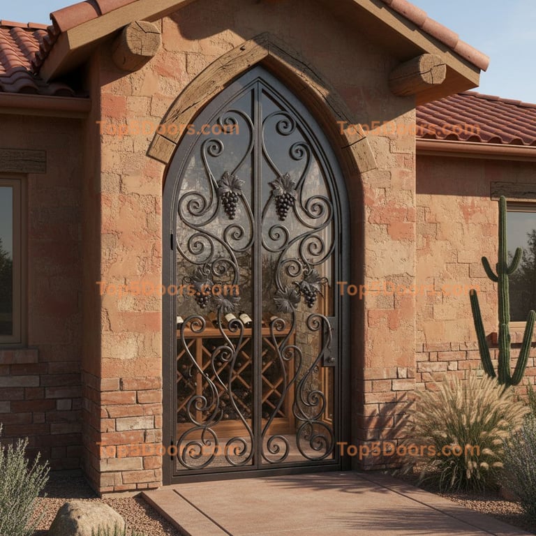 Iowa wine cellar door southwestern Door
