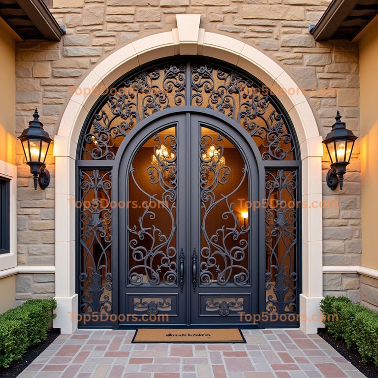 Iron Arched Entrance