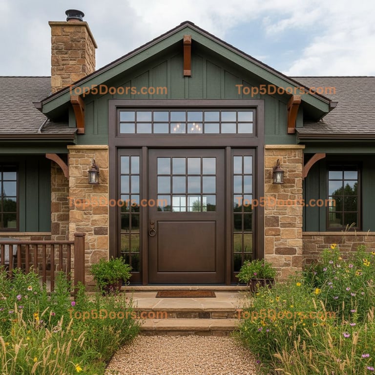 Kansas barn door craftsman Door