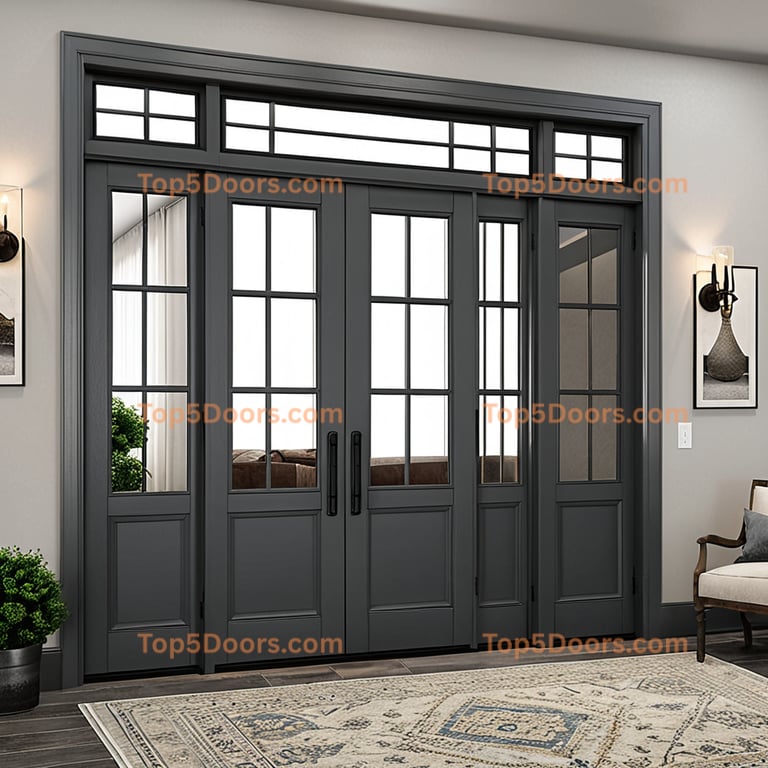 Kansas closet french door industrial Door