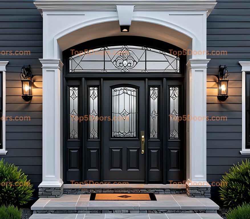 Kansas double victorian Door
