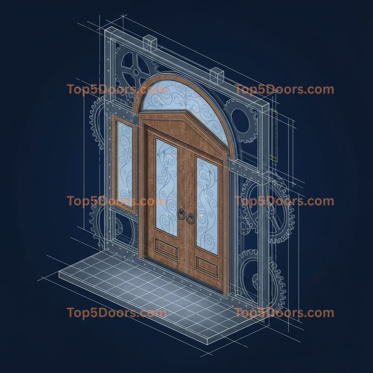 Kansas double georgian Door