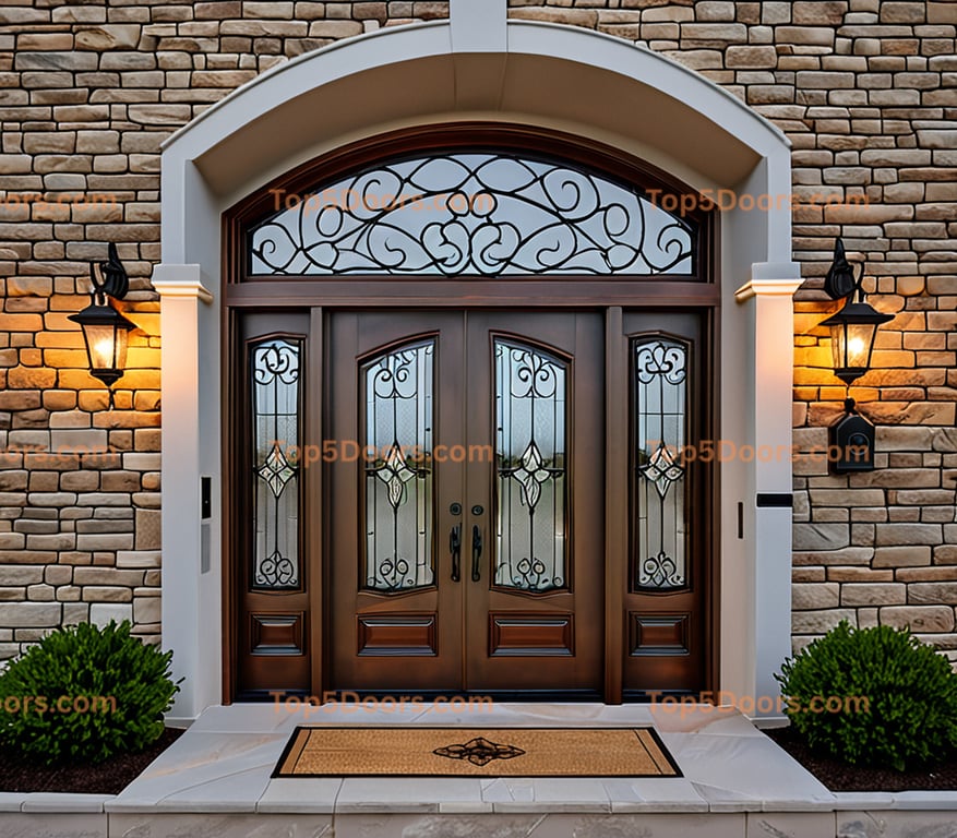 Kansas french door modern Door