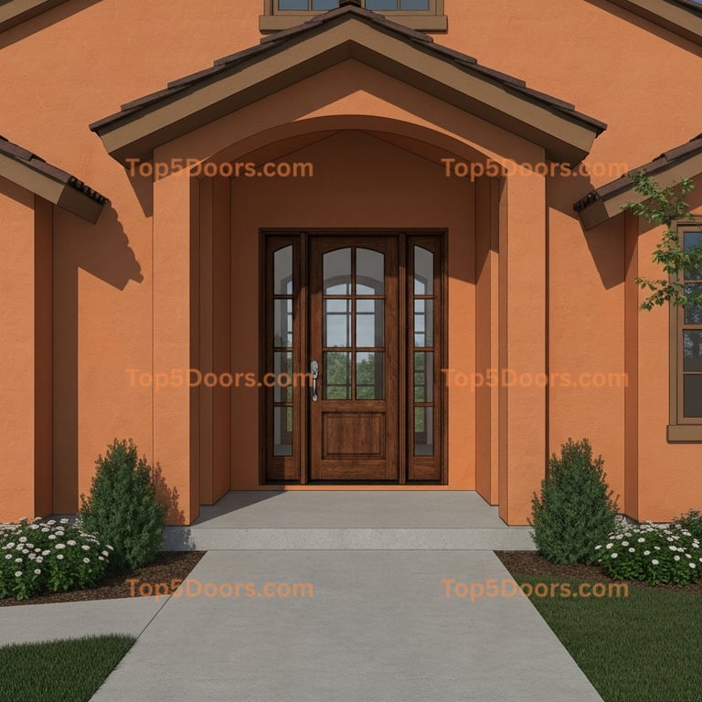 Kansas french door spanish colonial Door