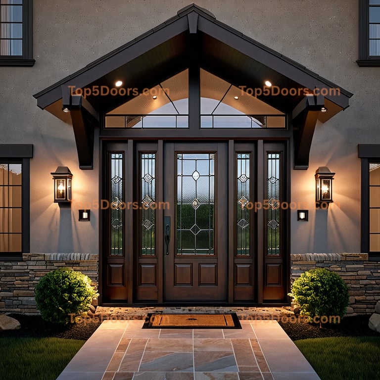 Kansas french door craftsman Door