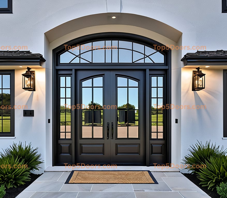 Kansas french door modern farmhouse Door
