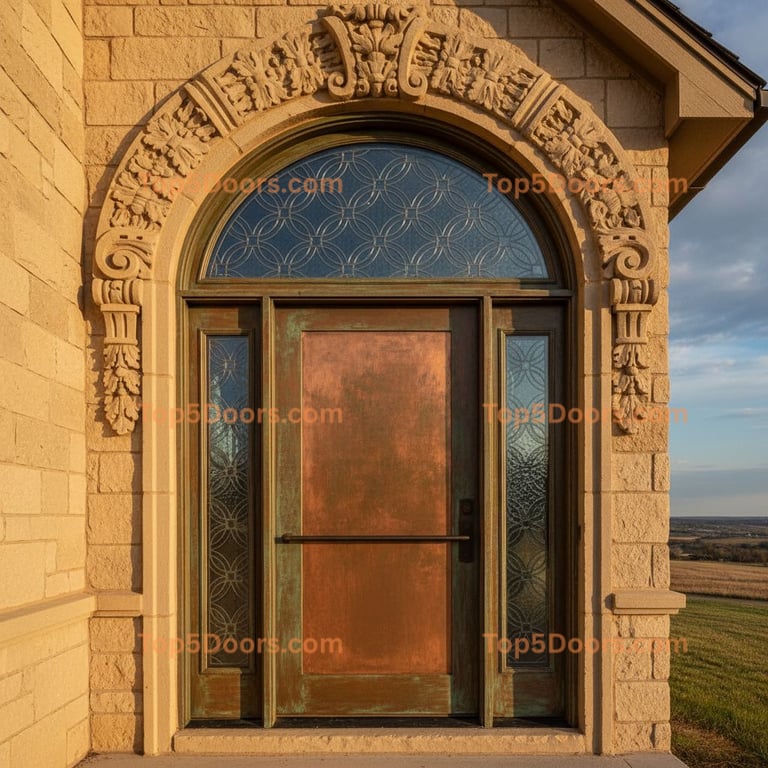 Kansas front entry door european classic Door