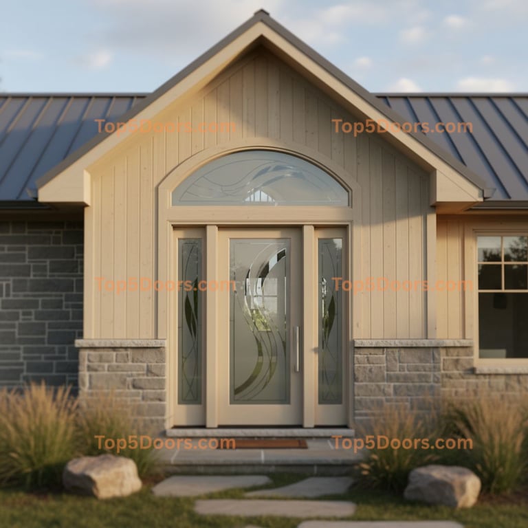 Kansas front entry door scandinavian Door