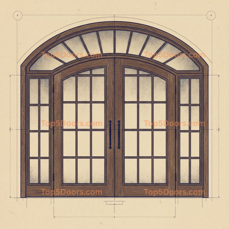 Kansas interior door french provincial Door