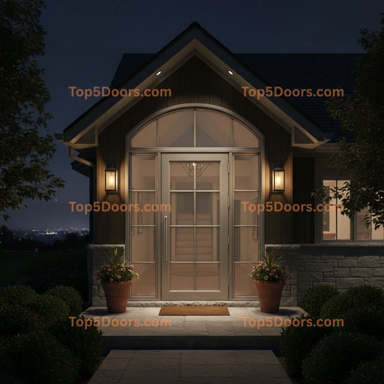 Kansas office door modern Door