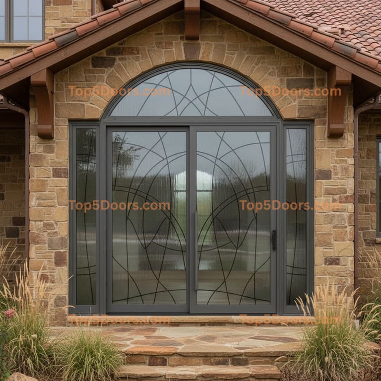 Kansas patio sliding door tuscan Door