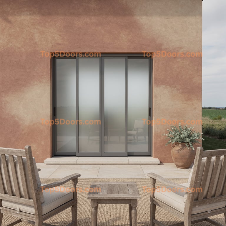 Kansas patio sliding door tuscan Door