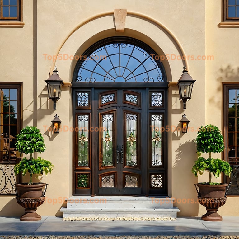 Kansas pivot spanish colonial Door