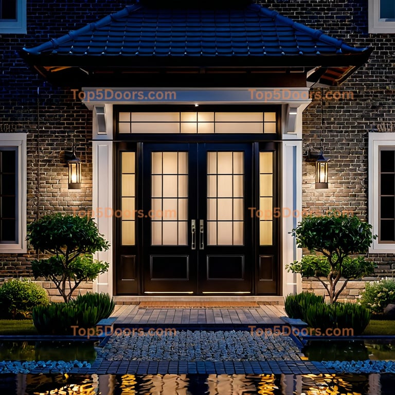 Kansas pivot japanese zen Door