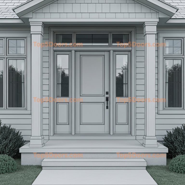 Kansas single french country Door