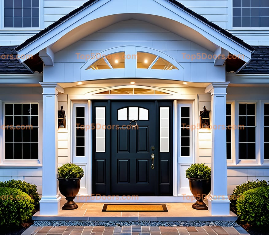 Kansas solid panel cape cod Door