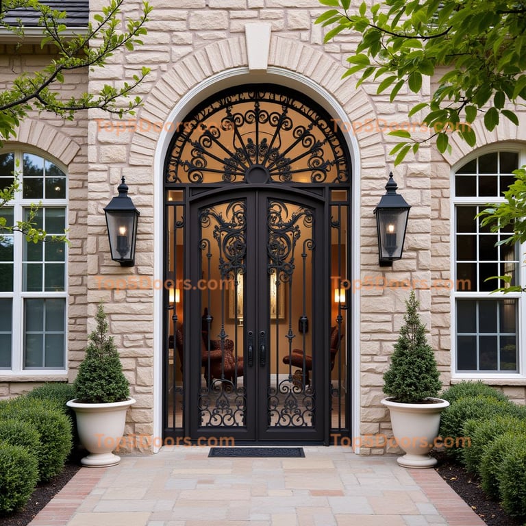 Kansas wine cellar door modern Door