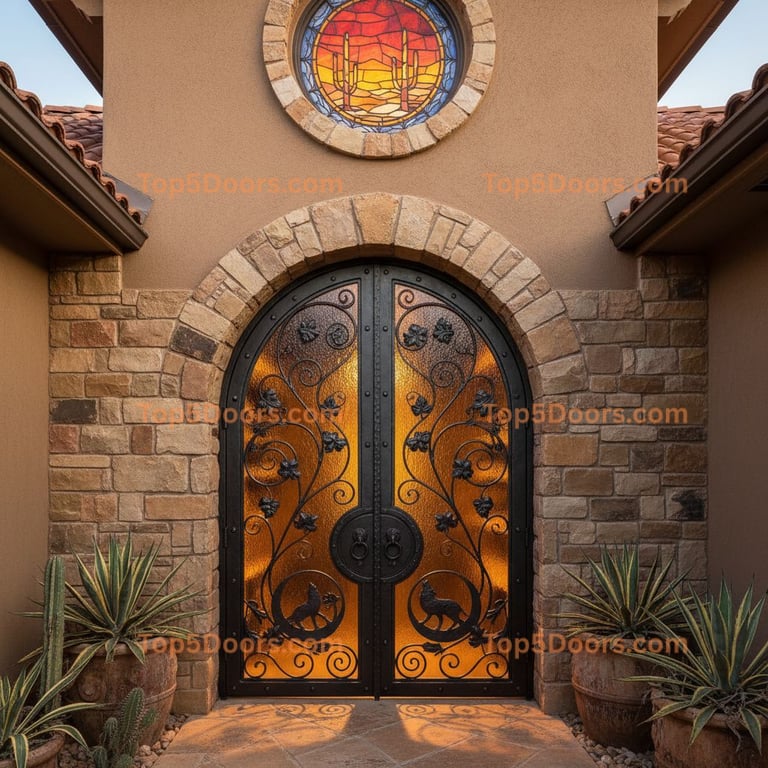 Kansas wine cellar door southwestern Door