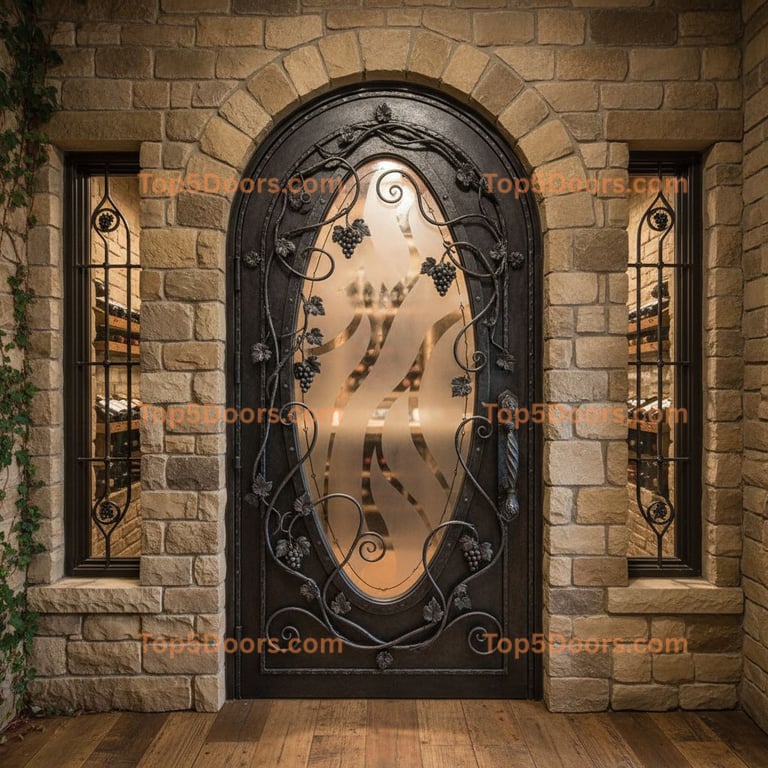 Kansas wine cellar door european classic Door
