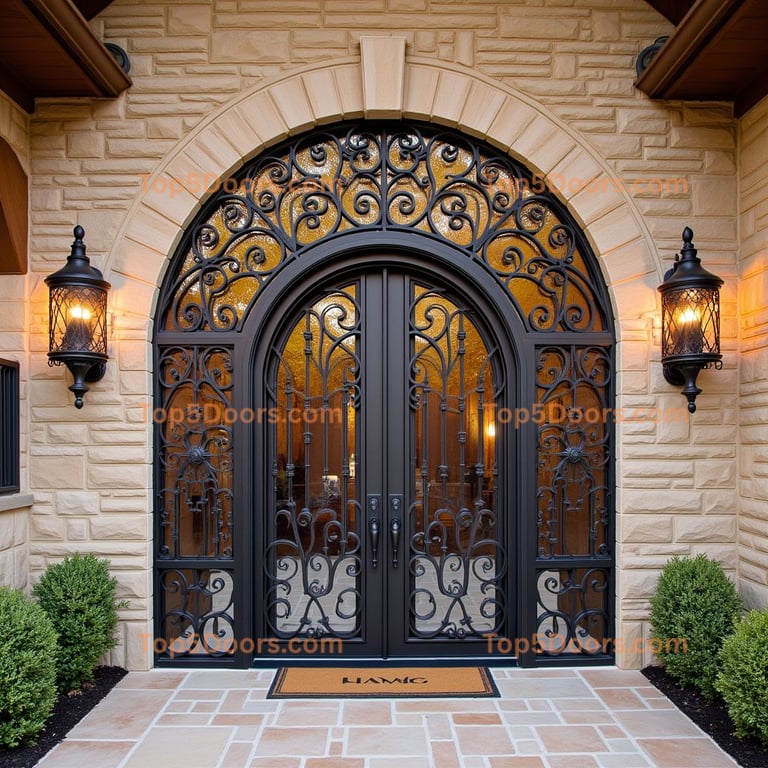 Kansas wine cellar door mid-century modern Door