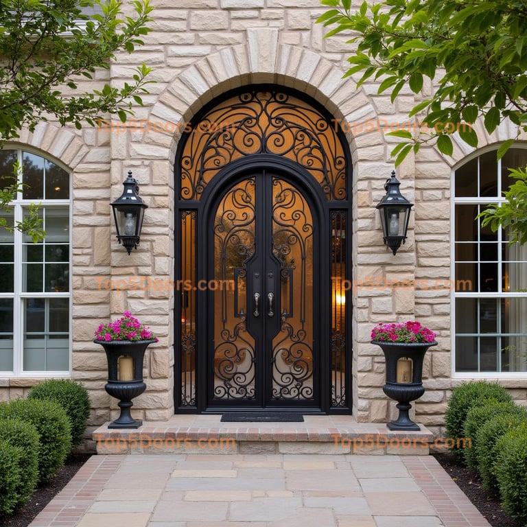 Kansas wine cellar door scandinavian Door
