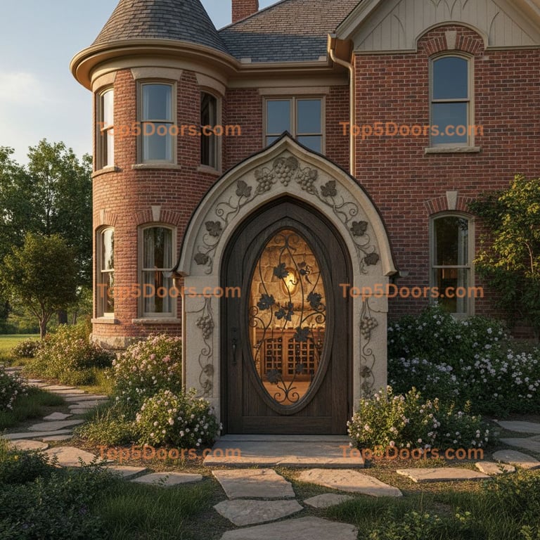 Kansas wine cellar door victorian Door