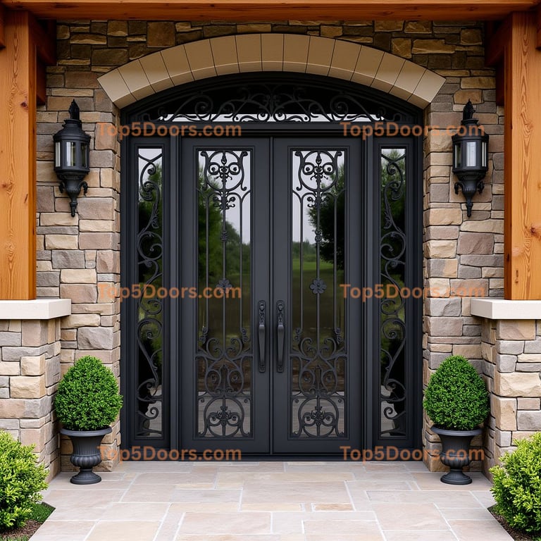 Kansas wine cellar door mountain lodge Door