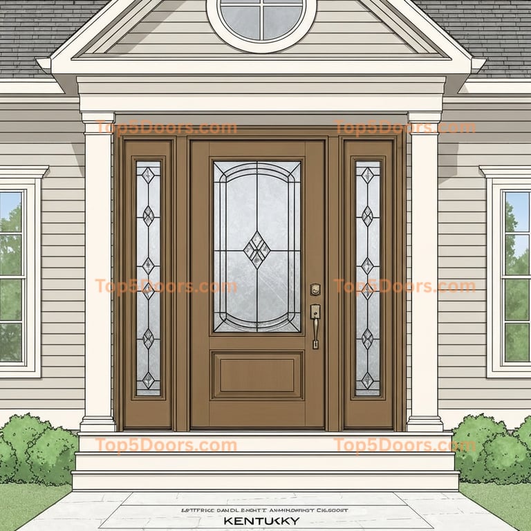Kentucky closet bifold door spanish colonial Door