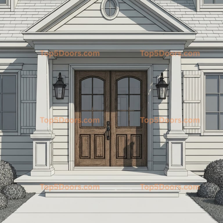 Kentucky double french provincial Door