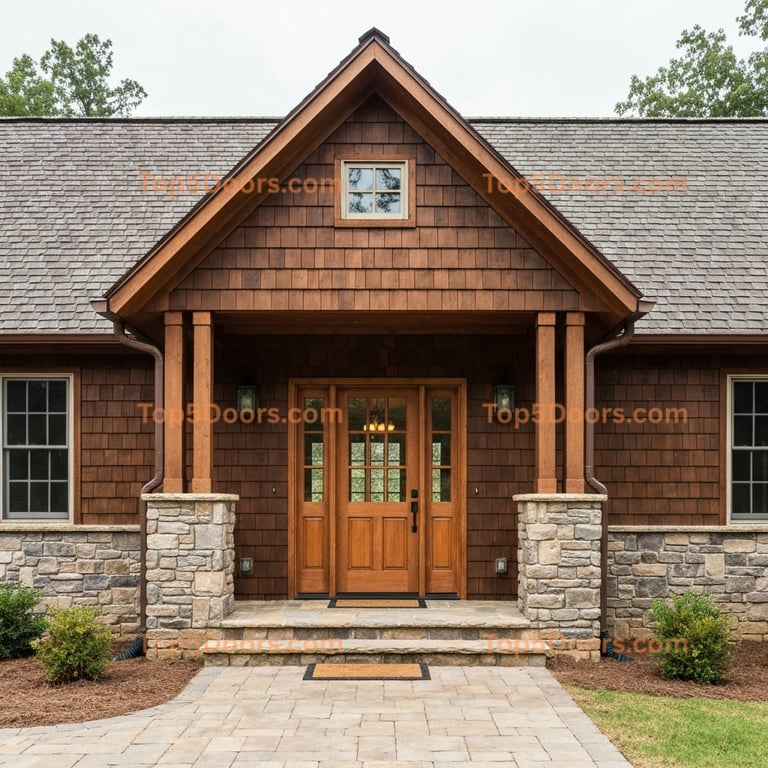 Kentucky entry door mountain lodge Door