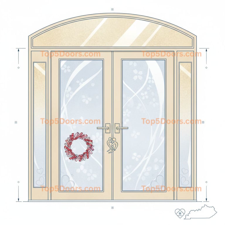 Kentucky french door modern Door