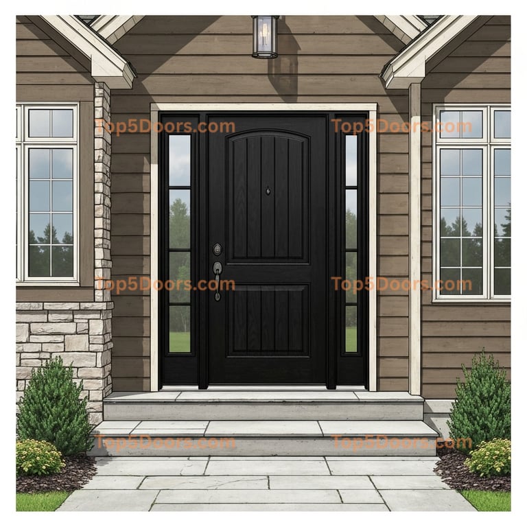 Kentucky front entry door mountain lodge Door