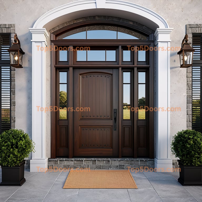 Kentucky single modern farmhouse Door