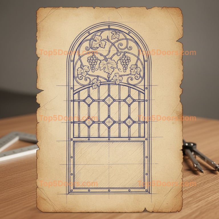 Kentucky wine cellar door craftsman Door