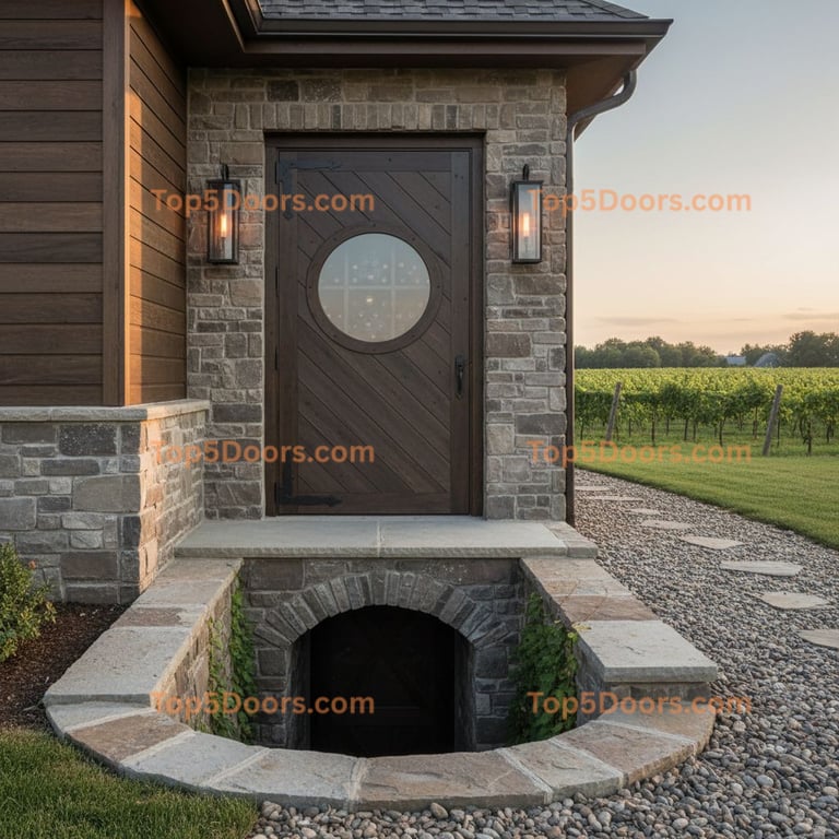 Kentucky wine cellar door modern farmhouse Door