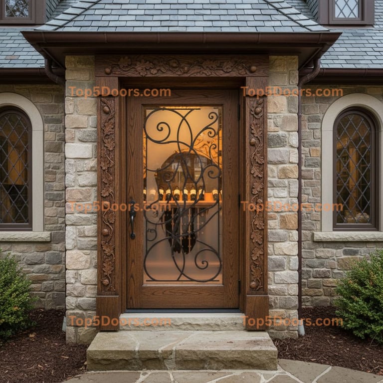 Kentucky wine cellar door french provincial Door