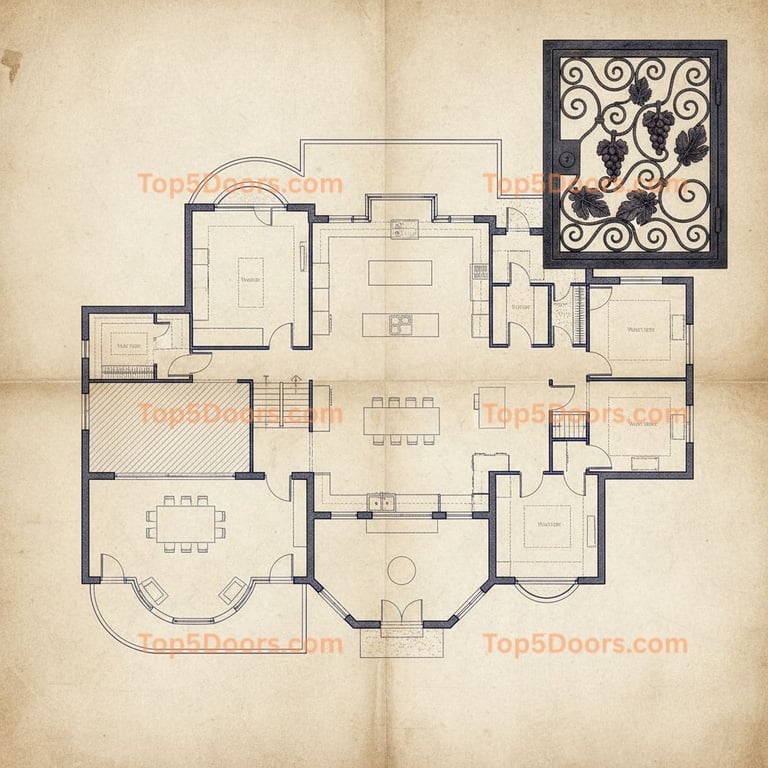 Kentucky wine cellar door tuscan Door